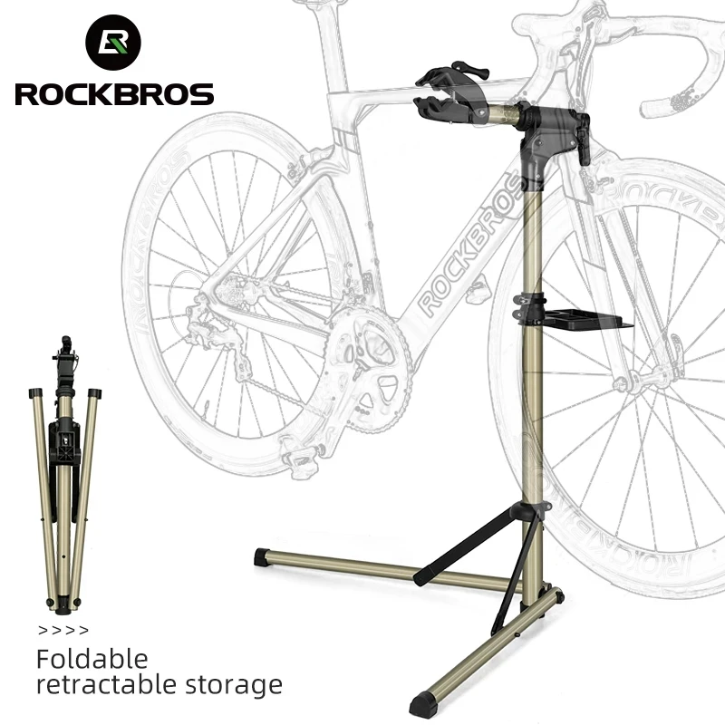 

ROCKBROS Bicycle Repair Stand Bike Repair Frame Bike Maintenance Rack Bike Repair Workstand With Tool Tray Bicycle Display Stand