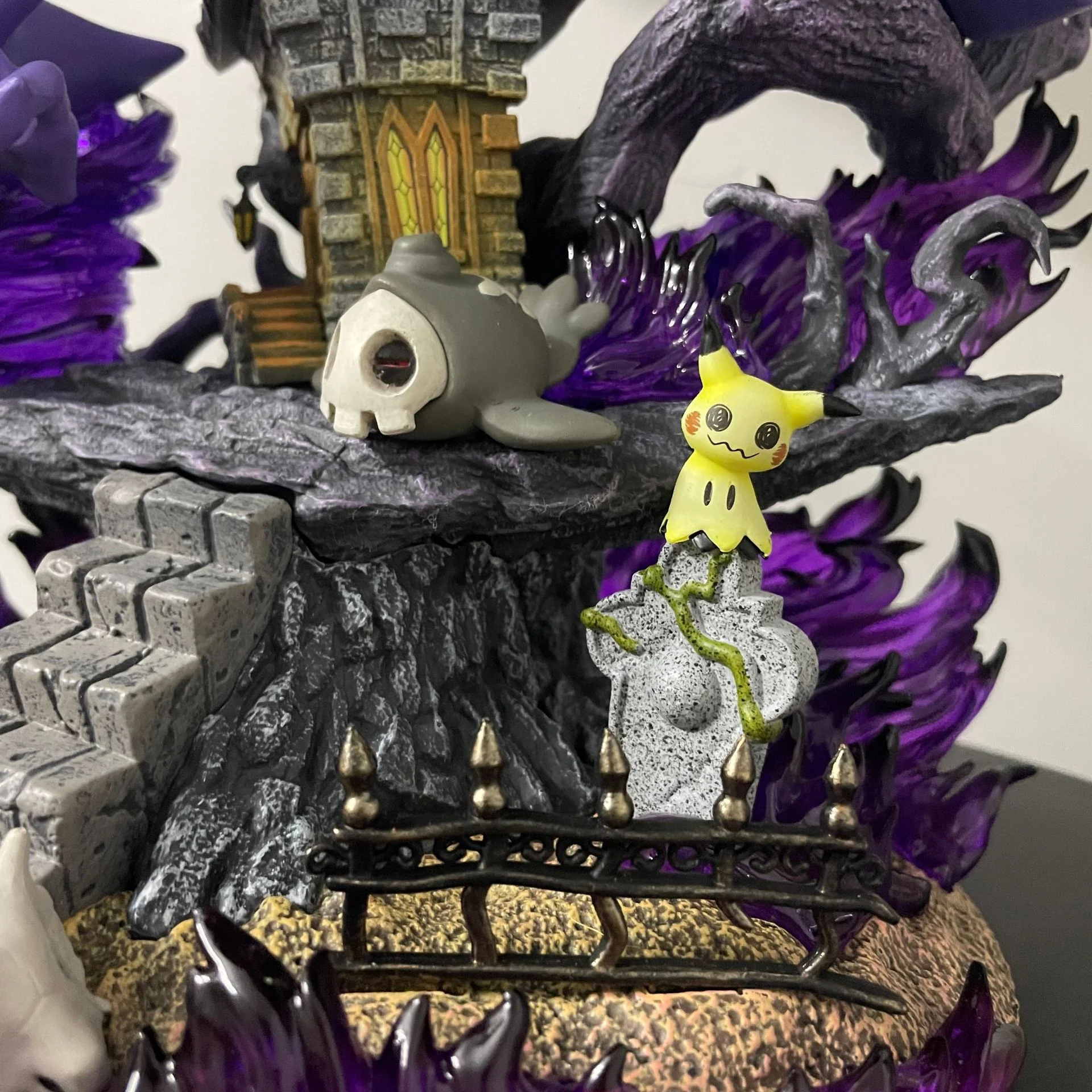 2025 Nuovo In Magazzino 31 centimetri Anime Pokemon Gengar Ghost Claw Action Figure Gioco Statua In Pvc Da Collezione Kawaii Modello Regali Bambole Giocattoli