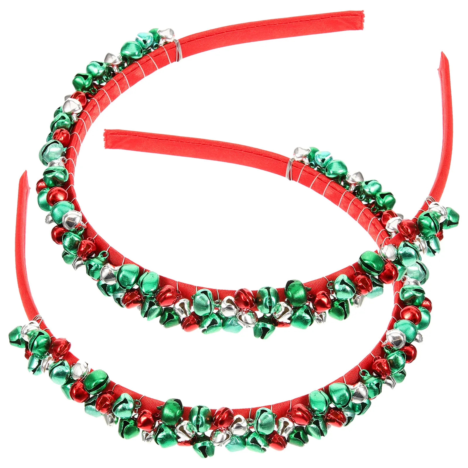 

2Pcs Christmas Headbands Xmas Bell Hair Band Cute Party Hair Accessory Festival Decoration Christmas Headbands