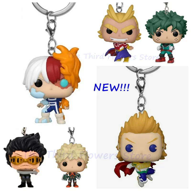 Nuovi 16 stili Funko POP portachiavi My Hero Academia Jiro Eraserhead Dabi Anime Figure Action Figure Toys portachiavi tascabile per regali