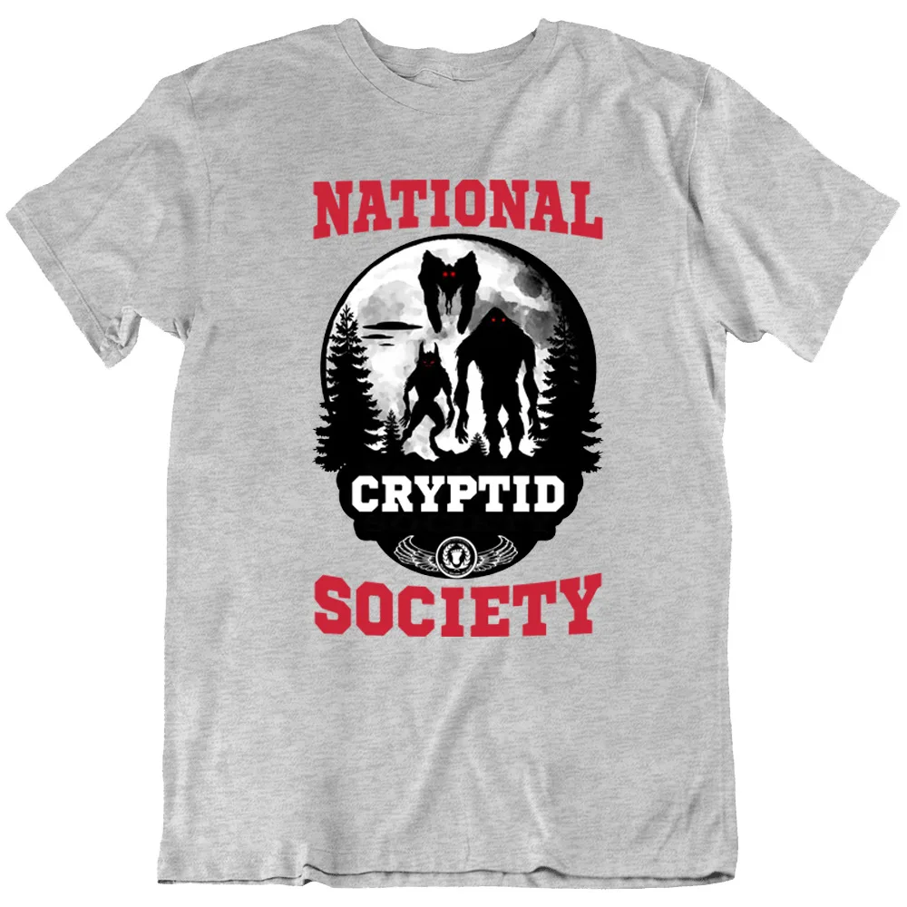 

Забавная футболка National Cryptid Society Bigfoot Mothman Dogman UFO, новая