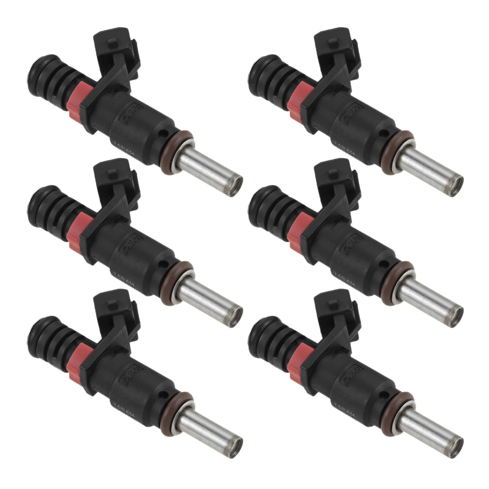 

6Pcs Car Fuel Injectors Replaces Part Number 195500-4390,Fit for BMW 328i 330i 525i 528i 530i X3 X5 Z4,Car Accessories
