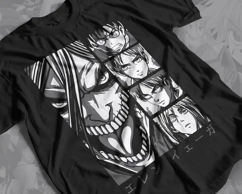 

Evolution of Eren Anime T-shirt Unisex, Anime Manga Shirt