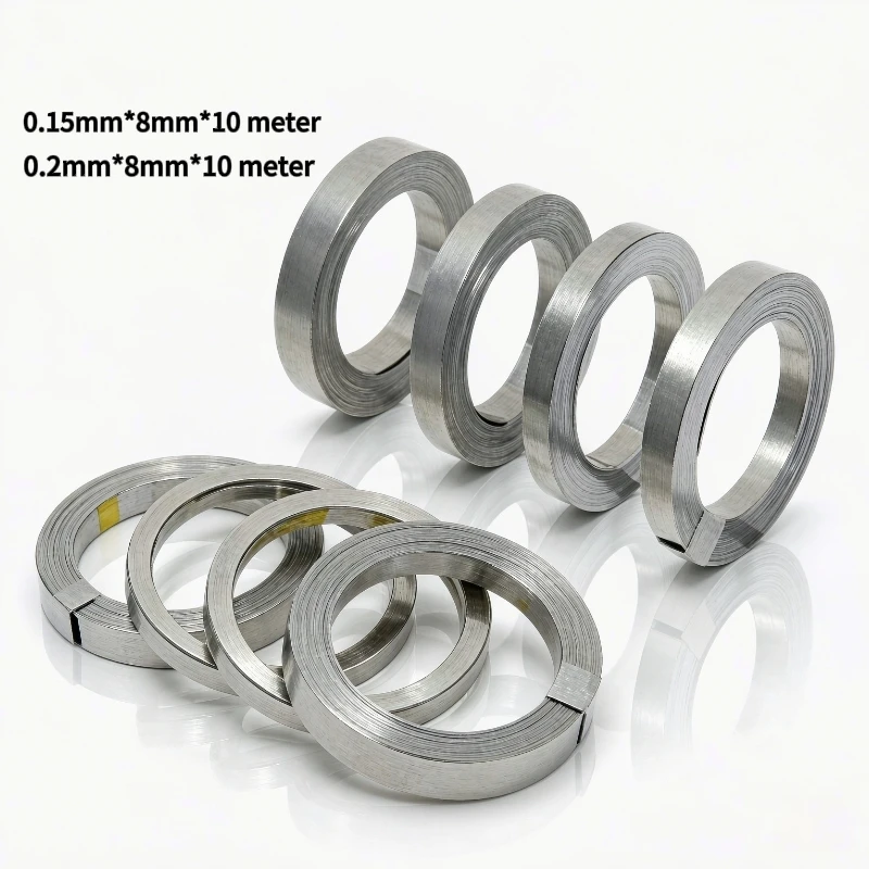 10M Nickel Plated Steel Strip 18650 Li-ion Battery Nickel Sheet For Spot Welding Connection