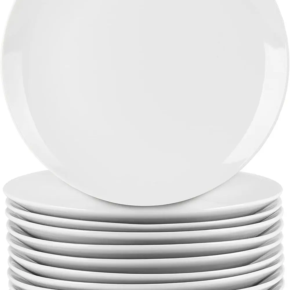 

7.5" Catering Coupe Salad/Dessert Plate, Set of 12,White