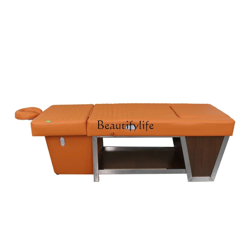04*Hair treatment shampoo bed Water circulation fumigation speed Water heater Integrated ear picking Electric beauty bed