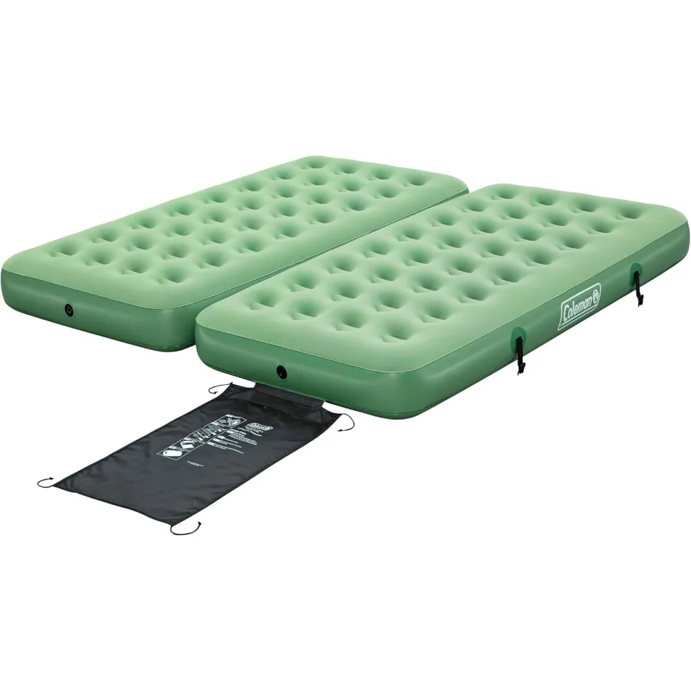 

Надувной матрас Quickbed 4-N-1, 10 дюймов | Преобразуется из двуспальной кровати в односпальную и наоборот. | Для использования внутри и вне помещений