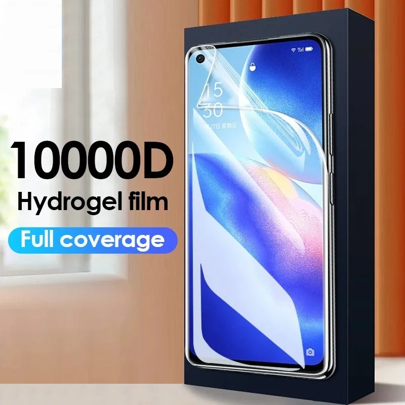 1000D Full Cover Hydrogel Film For OPPO R11S R9S Plus R17 Pro R15X Protective Film For OPPO F21s F21 F19 Pro 5G Screen Protector