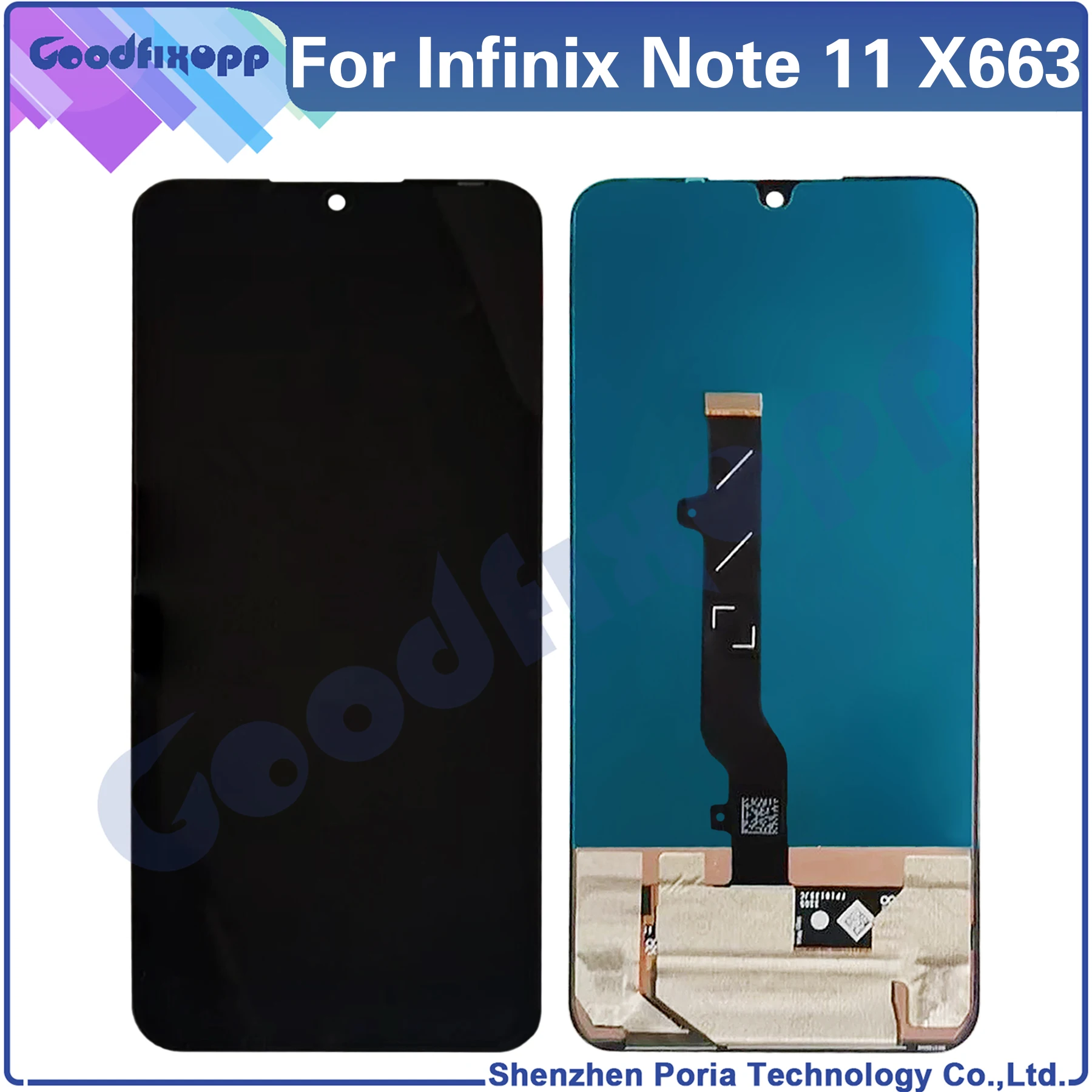 For Infinix Note 11 X663 Note11 LCD Display Touch Screen Digitizer Assembly Repair Parts Replacement