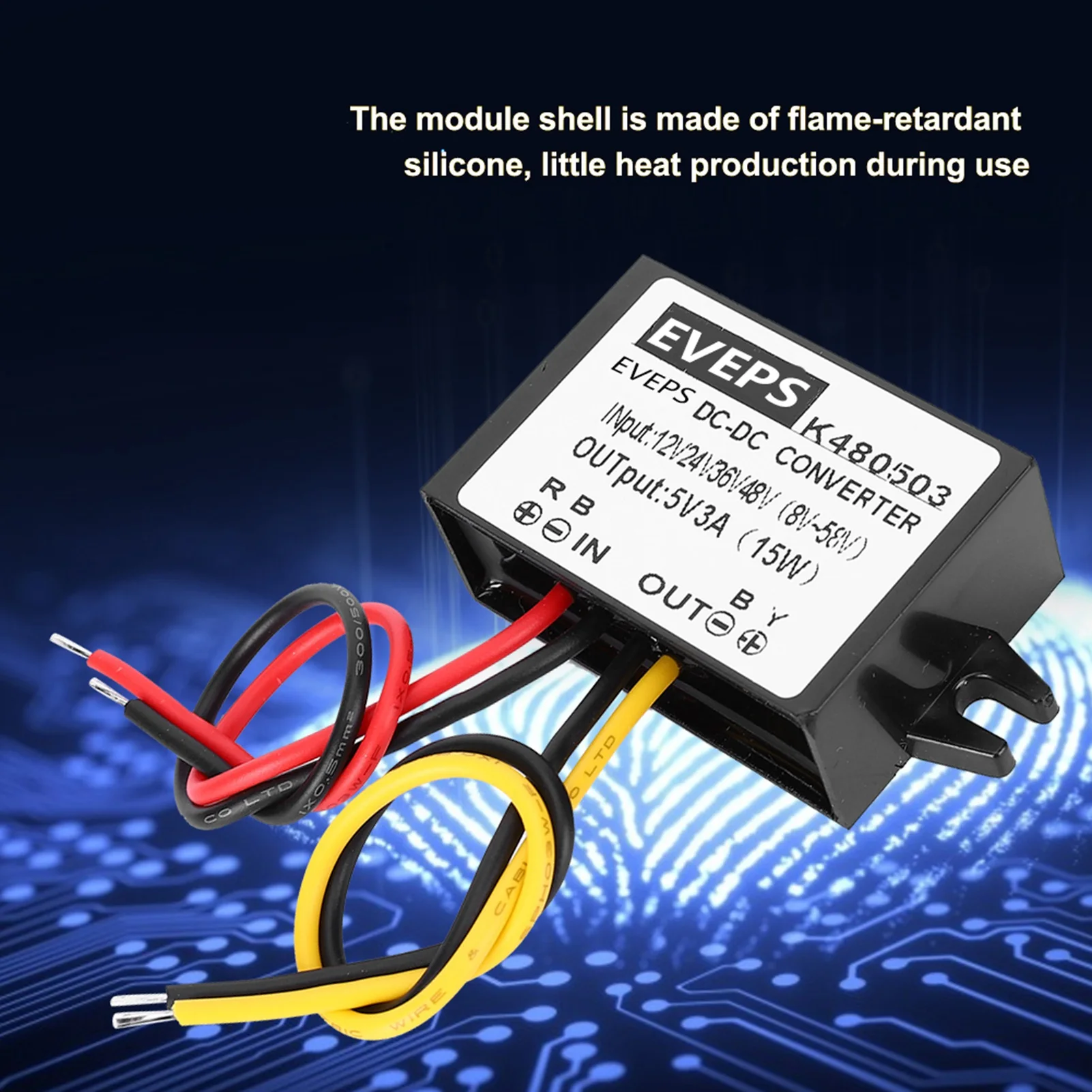 12V/24V/36V/48V to 5V 3A  Converter Step Down Power Supply Module  Converter  Converter