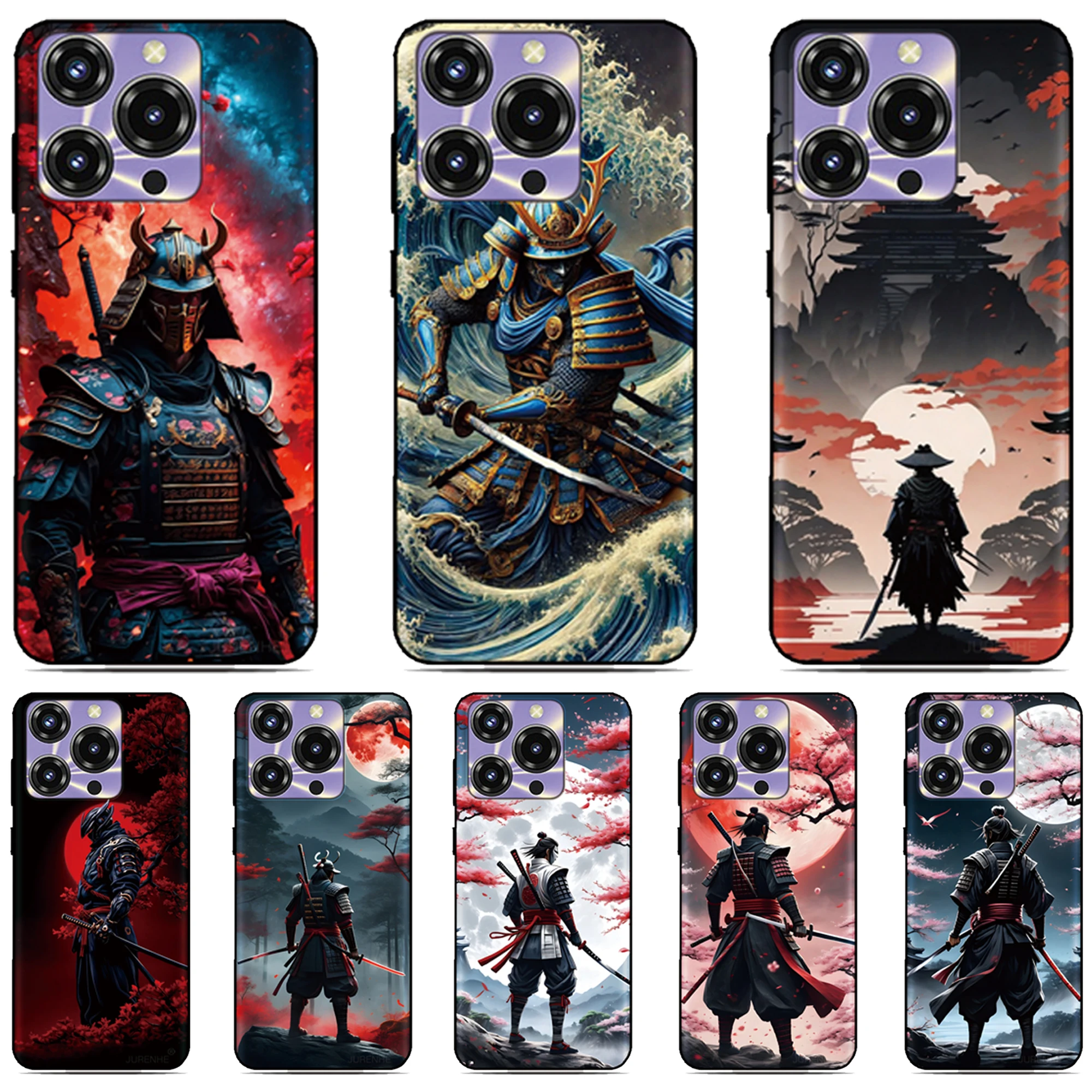 Funda de teléfono Lone Samurai para LG Wing Velvet K40 K42 K61 K52 K51 K50 K51s K41s Q6 Q7 G8 G7 G6 G8X V50 V60 ThinQ Stylo 5 6