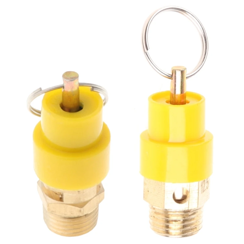 Air Compressor Pressure Release Regulator 1/4'' BSP Male Brass Air Safety Air Compressor Accessories Dropship