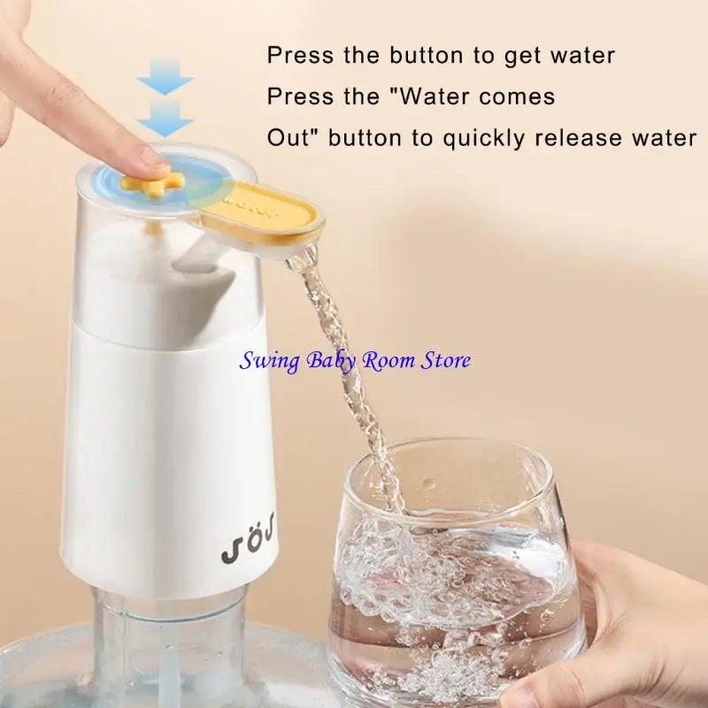 K1ad беспроводной автоматический насос дозатора воды с удлиненным шлангом для использования в домашнем офисе