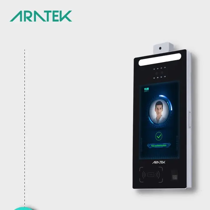 Facial Recognition Temperature Fever Detection Device Aratek TruFace Facial & Fingerprint Access Control Biometric Terminal