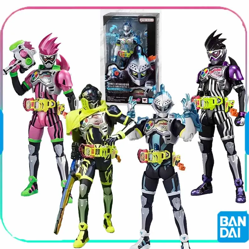 

BANDAI ORIGINAL SHF KAMEN RIDER Exaid Genm SNIPE EX-AID EXAID Brave Аниме Фигурки Игрушки Для Мальчиков Девочек Детский Подарок