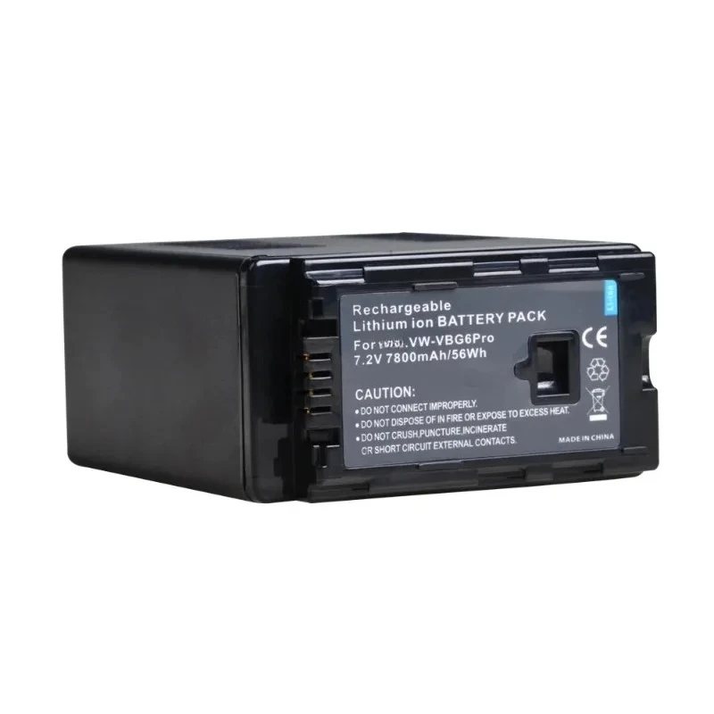 

7800mAh VW-VBG6 VWVBG6 VW-VBG6GK Battery for AG-AC7 AG-AF100 AG-AF105 AG-AC160 AG-AC130 AG-HMR10 AG-HSC1U