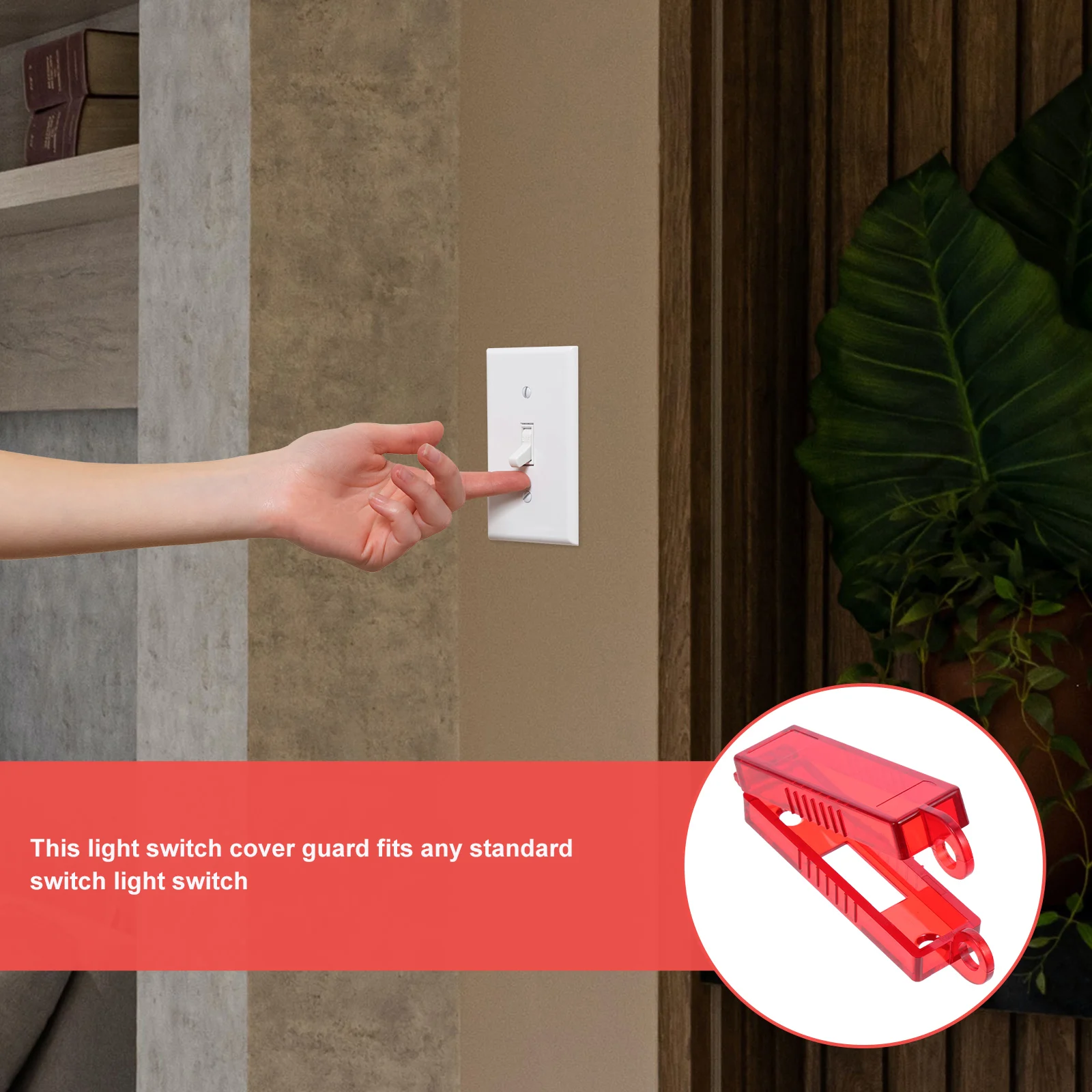 

Wall Button Lock Light High Strength Impact Resistant Childproof Toggle Switch Protector Switch Accessories