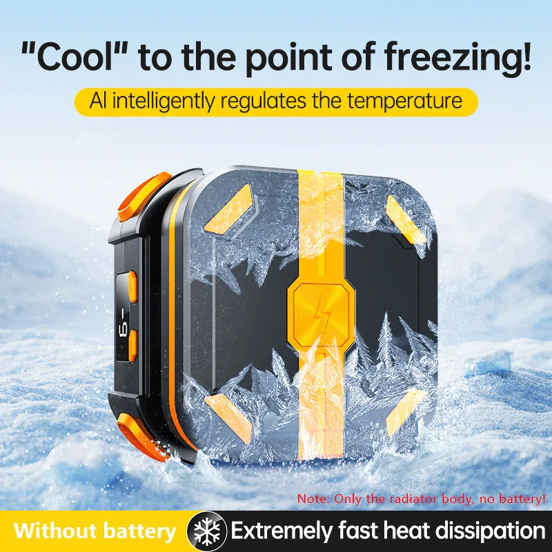 

P70 10W Mobile Phone Semiconductor Cooling Fan Radiator with RGB Light Magnetic PUBG Game Cooler for IPhone Android Universal