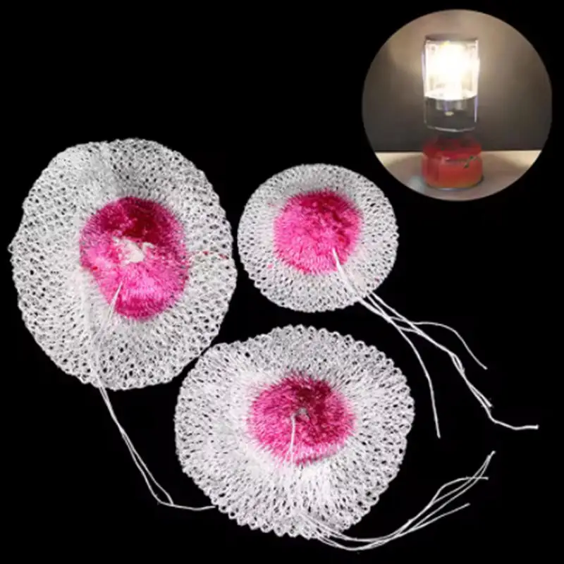 10 Uds. Linterna de Gas para acampar al aire libre, mantos de luz, malla de gasa, linterna de Gas, manto en forma de U, cubierta de lámpara de queroseno para accesorios de Camping