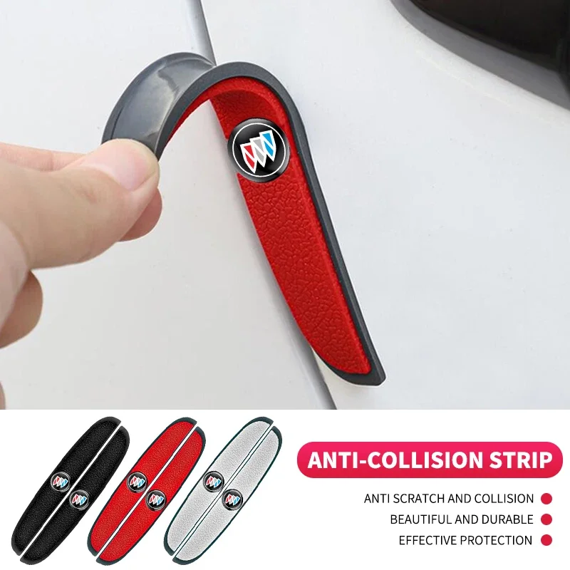 

4 шт. резиновые защитные накладки на двери автомобиля, антиударные эмблемы-наклейки для Buick Excelle XT, Regal, LaCrosse, Enclave, Royaum, Park Avenue