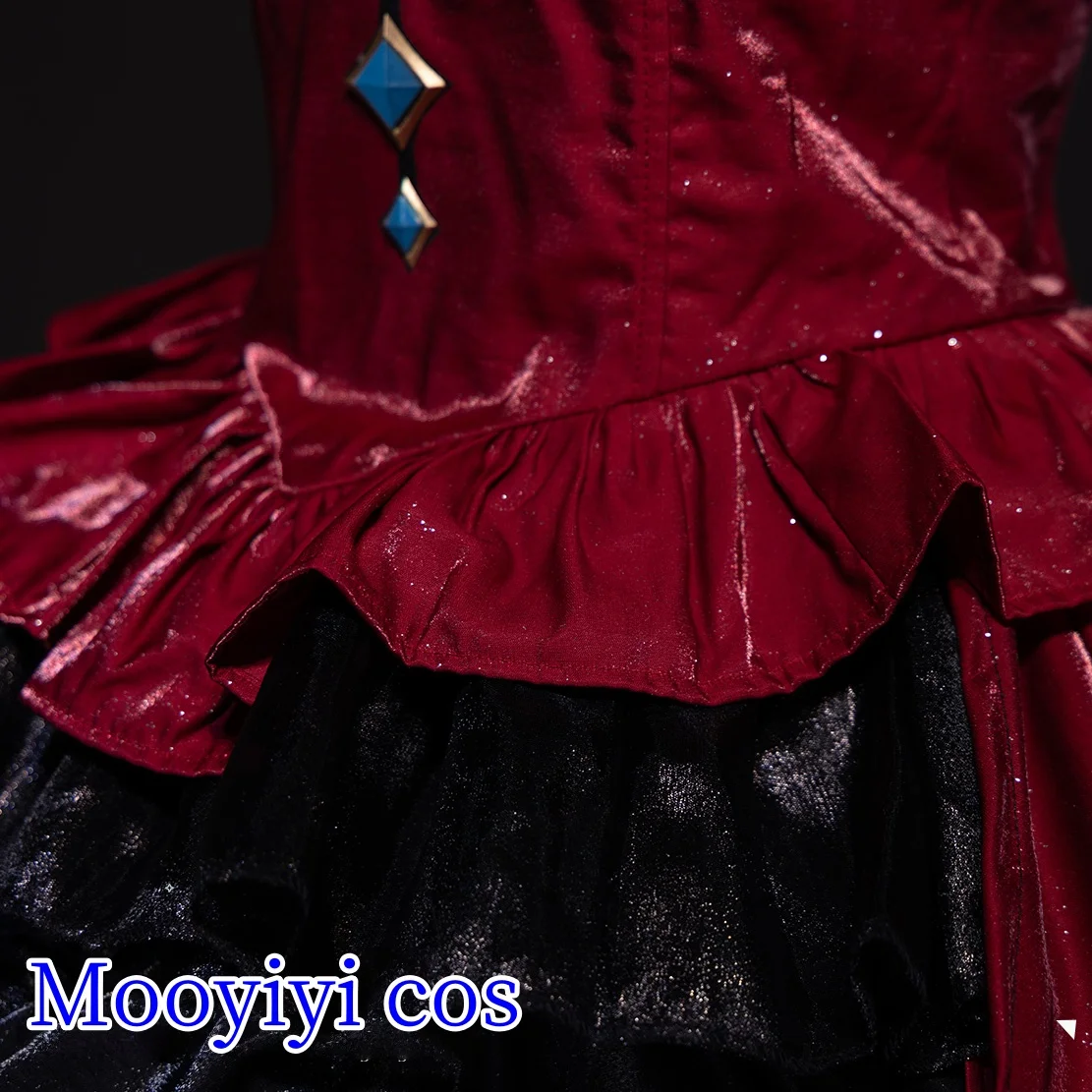 เกมใหม่ Wuthering Waves Carlotta Montelli คอสเพลย์เครื่องแต่งกายฮาโลวีนบทบาทเล่น S-XL ผู้หญิงน่ารัก Res ชุด