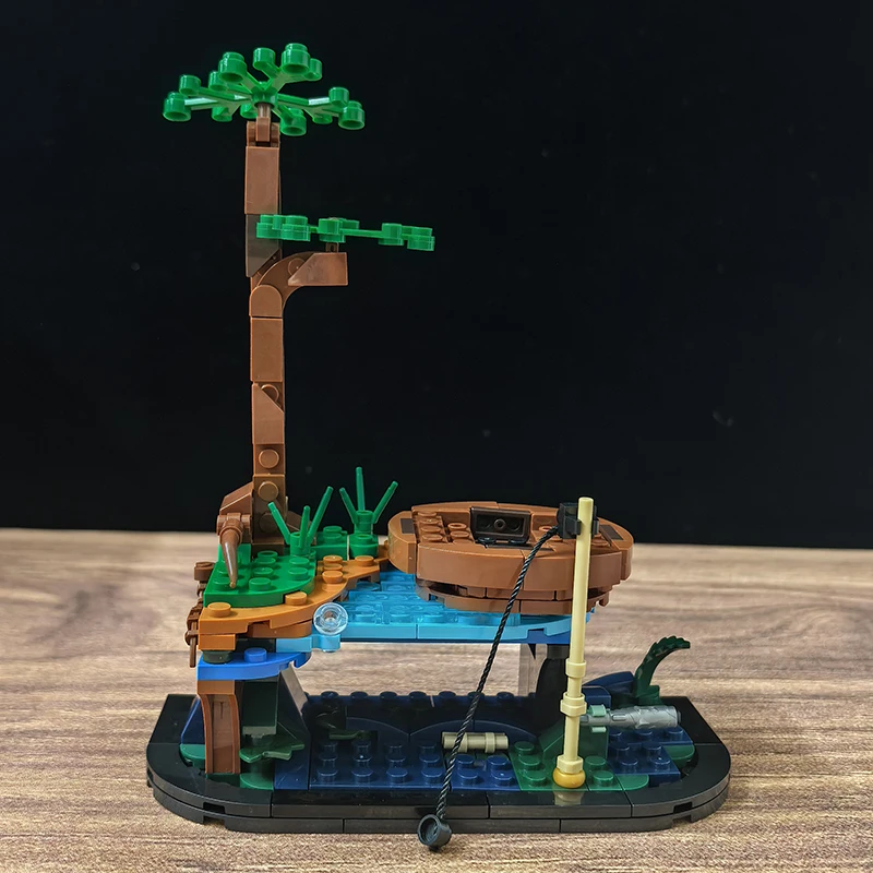 Kreatywne Klocki Konstrukcyjne Władca Pierścieni Smeagol i Deagol Scena Filmowa Zestaw Klocków Zabawki Prezent Świąteczny Dla Dzieci i Dorosłych