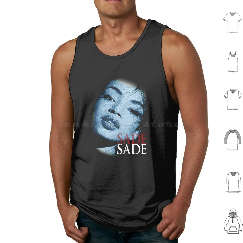 Tank Tops Vest Sleeveless Singer Smooth Operator Adu Vintage Music Stronger Than Pride Britpop Love Deluxe British Europop