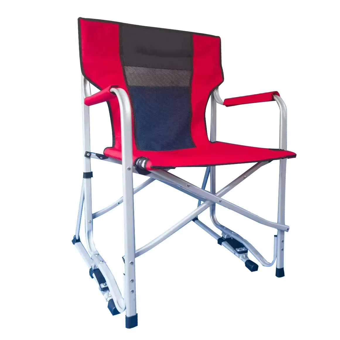 

Manufacturers Wholesale Outdoor Custom Folding Chair Heavy Duty Foldable Portable Folding Rocker Rocking Camping Chair