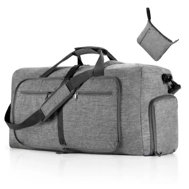 Bolsa de viaje de gran capacidad para hombre y mujer, de hombro de 85L bolso deportivo, impermeable, Oxford, plegable, grande, para equipaje de