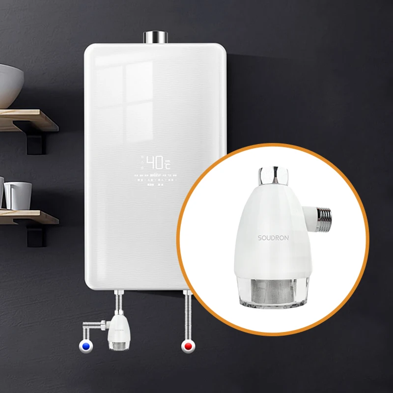 40 μ m food grade 316L stainless steel scale inhibitor pra filter filtrasi dua lapis menghilangkan kotoran