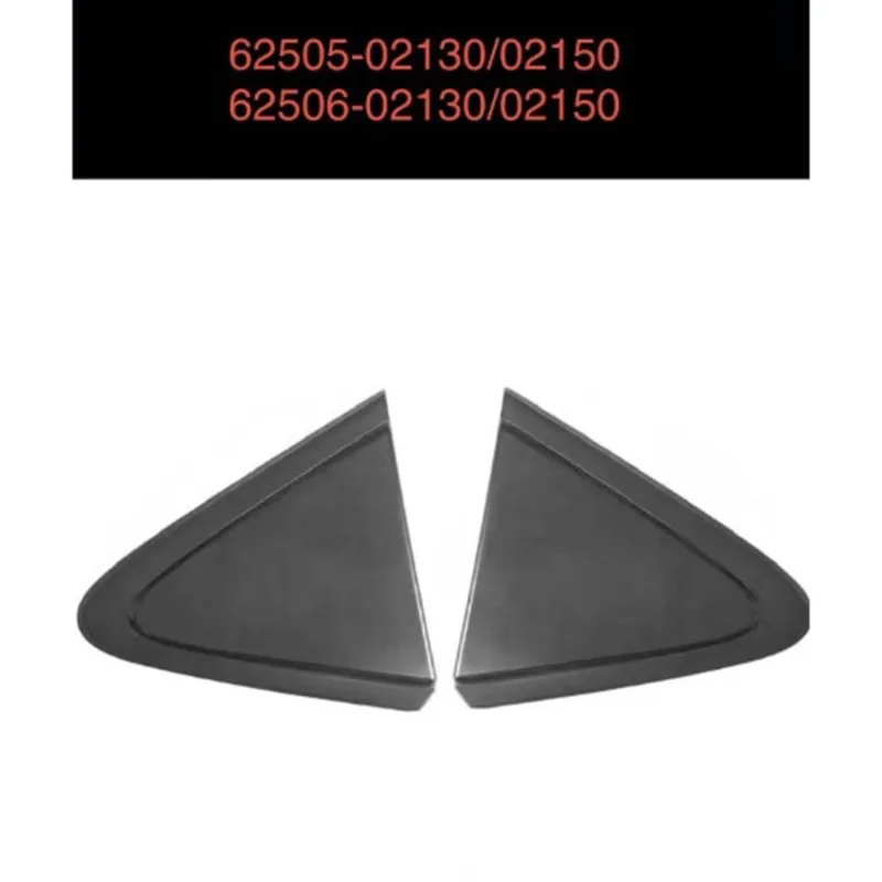 1Set Rear Window Triangle Guard 62505-02130 62506-02130 Fortoyota Vios 2002-2008 Models, Corolla Levin 2019-2024