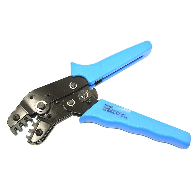 26-16 AWG 2.8/3.96/4.8/5.08/6.3 MM Cables Pliers Crimping Tool for Non-insulated Terminal Crimper