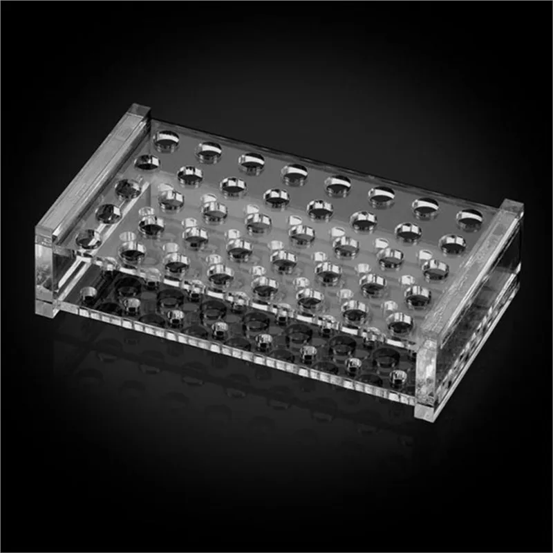 1pc 0.2ml 6mm*40 Holes Plexiglass Centrifuge tube rack stand  Acrylic Organic Glass Laboratory Equipment