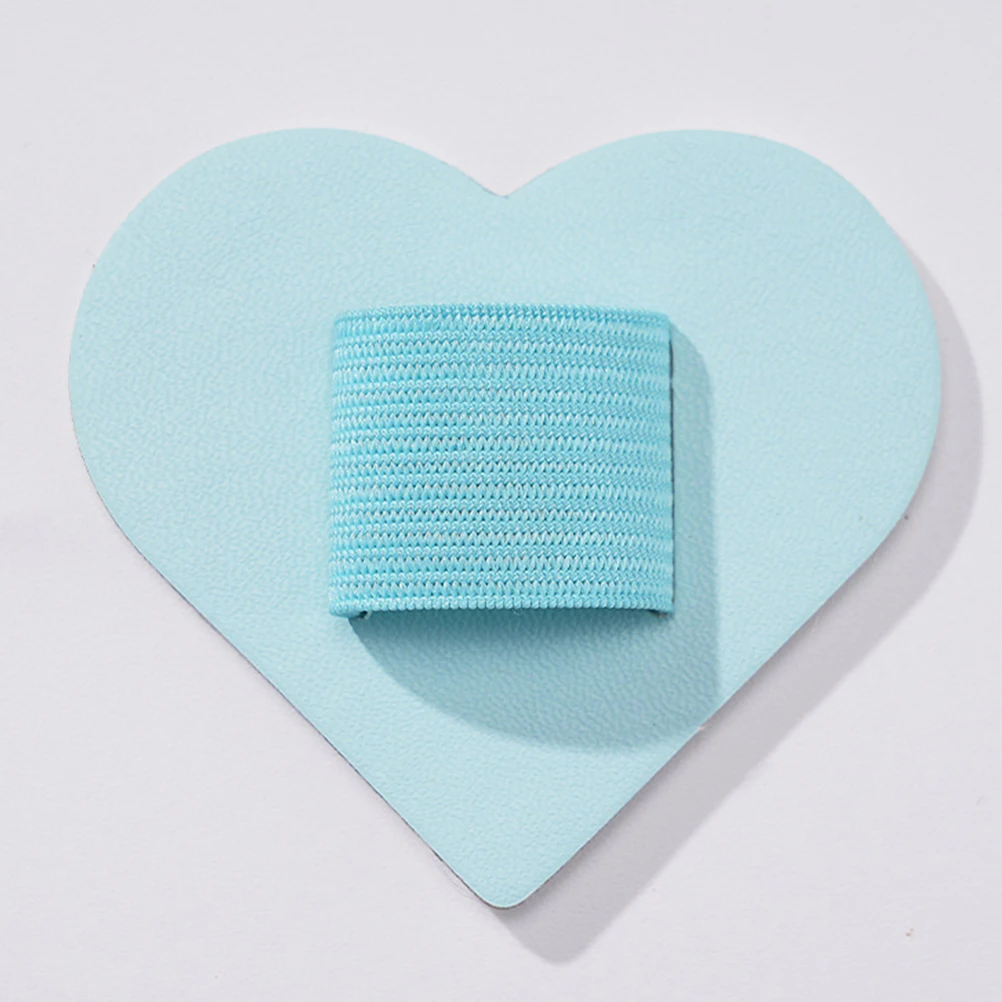 

8pcs Heart Pen Holder PU Elastic Band Pen Sleeve Notebook Pencil Storage Elastic Band Fountain Sleeve Journal Case