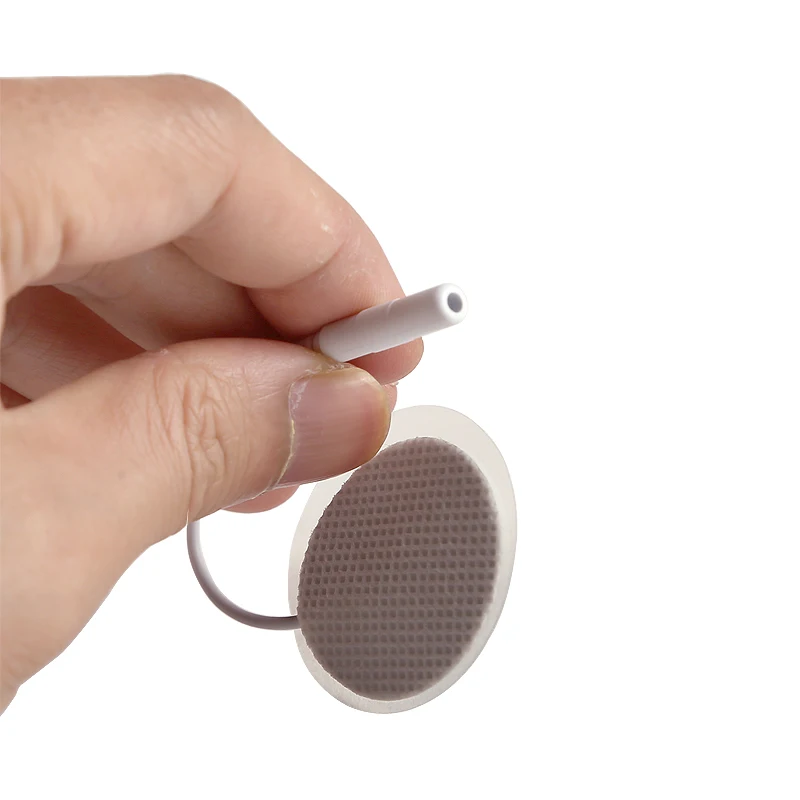 3.2cm Circular White Electrode Pads For Nerve Muscle Stimulator Massager Patch Machine - view 3