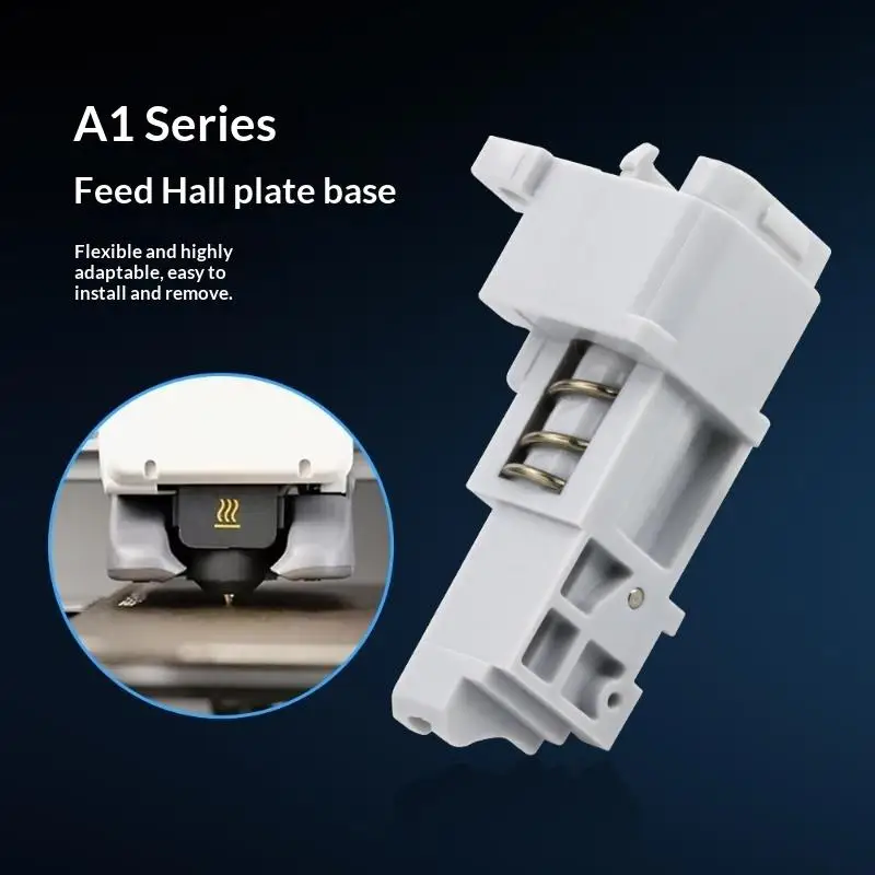 Grey Filament Sensor Base Accurate Monitoring Hall Feed Board for Lab A1 A1 Mini 3D Printer DIY Projects