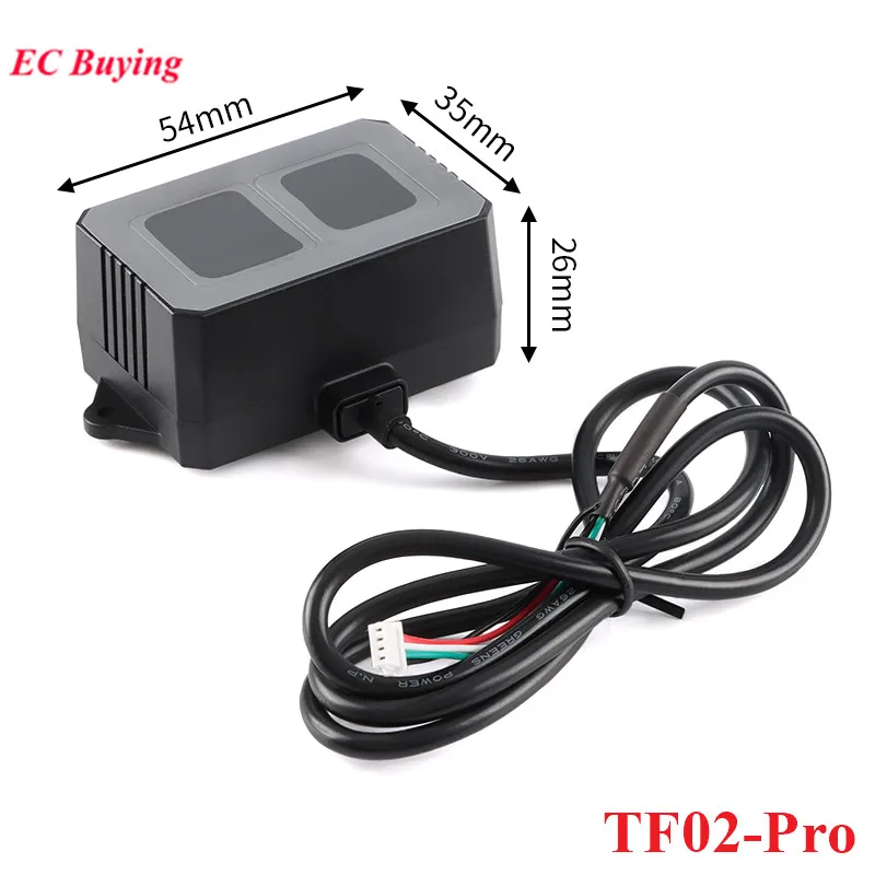 

TF02-Pro ToF Laser Lidar LiDAR Ranging Finder Sensor Module 40m Rang UART/I2C IIC LVTTL 850nm VCSEL IP67 Waterproof