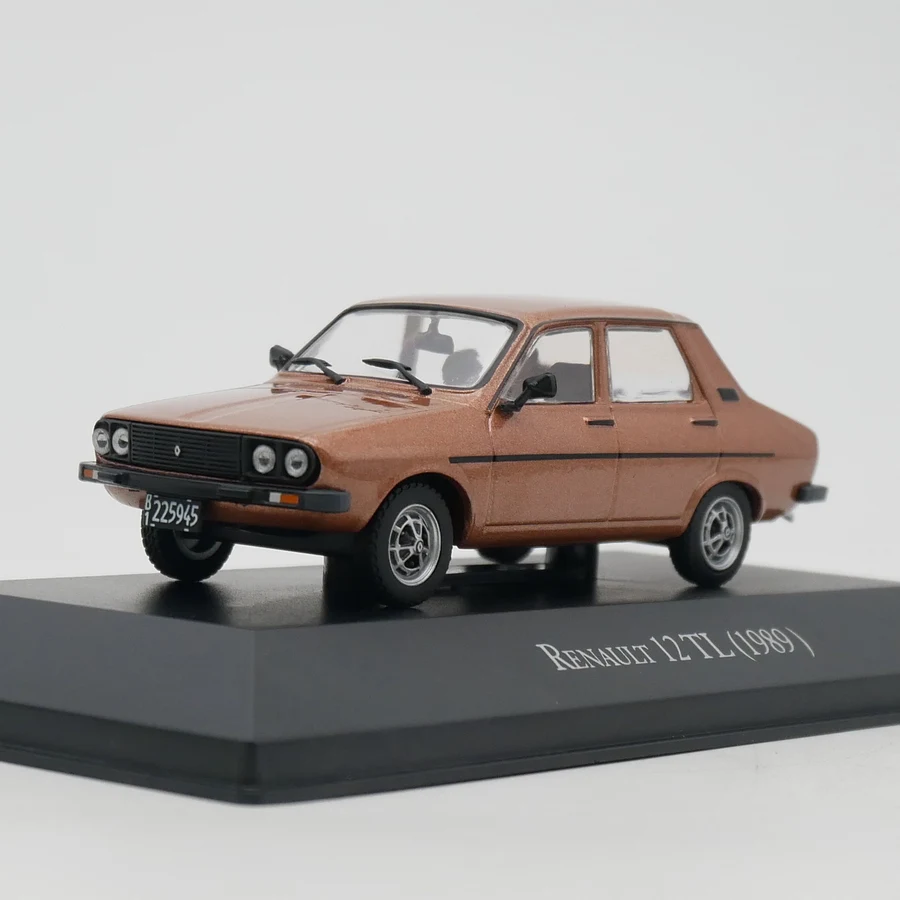 Ixo 1:43 Scale Diecast Alloy Orange Renault 12 TL 1989 Toys Cars Model Classics Nostalgia Adult Gifts Souvenir Static Display