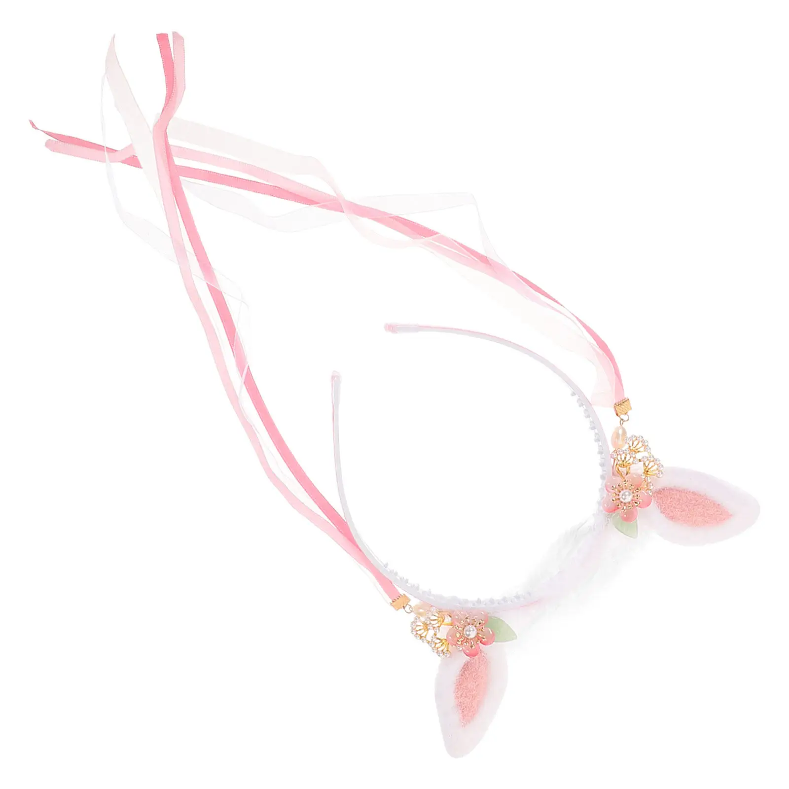 

Bunny Ears Headband One Size Fits Most Girls Women Cute Rabbit Ear Hairband for Masquerade Costume Party Cosplay Stage