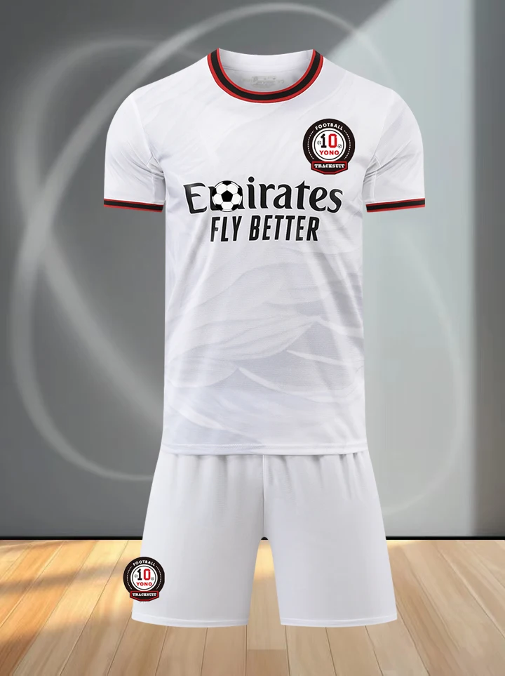 Adult Men Soccer Jersey Set Breathable Quick Dry Short Sleeve Football Shirt + Shorts For Team Training Match Sport Uniform