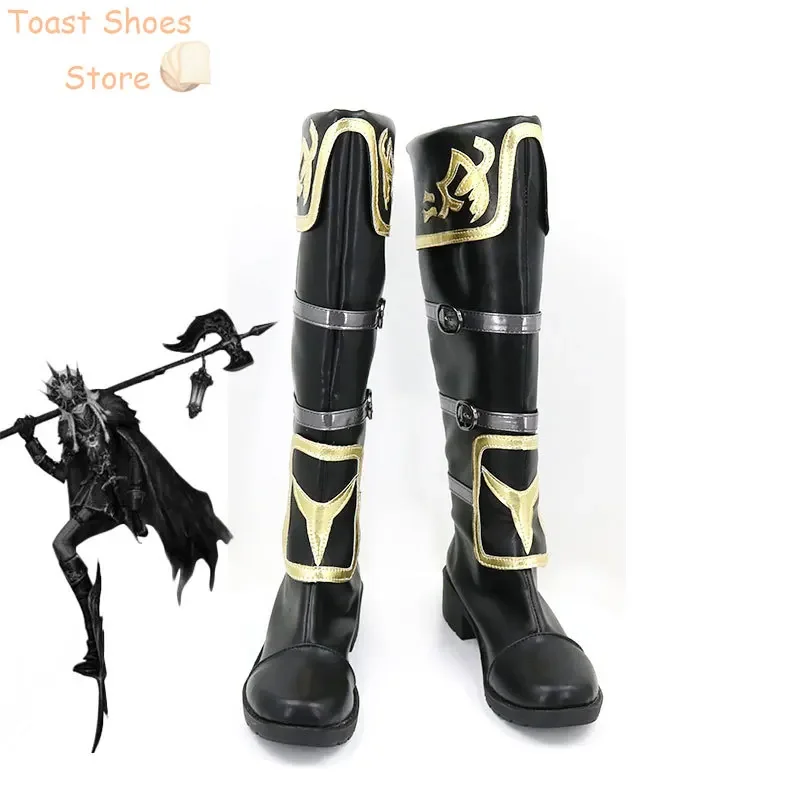 Game Identity V Night's Watch Ithaqua Cosplay Shoes PU Leather Shoes Halloween Carnival Boots Cosplay Prop Costume Prop