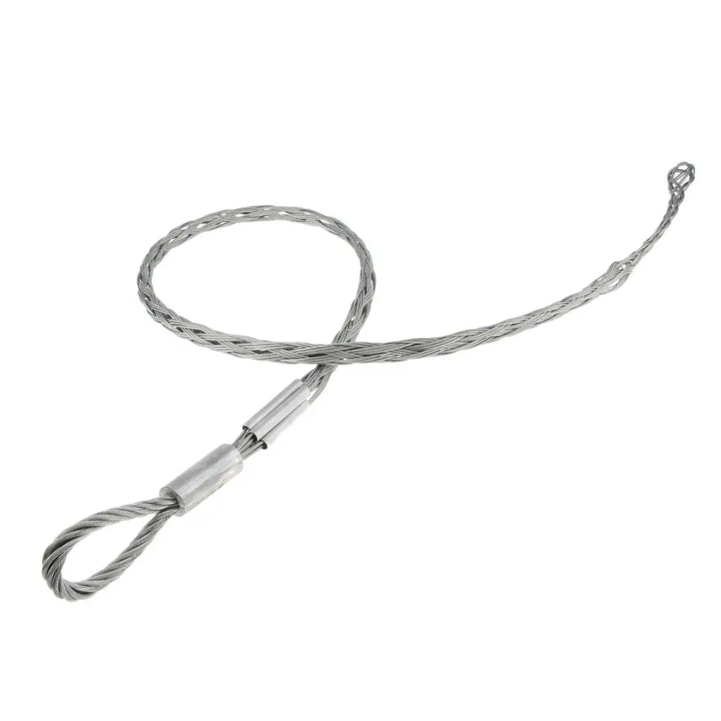 Durable Cable Pulling Sock Galvanized Steel Wire Mesh Pulling Grip for Electrical Hose Installation