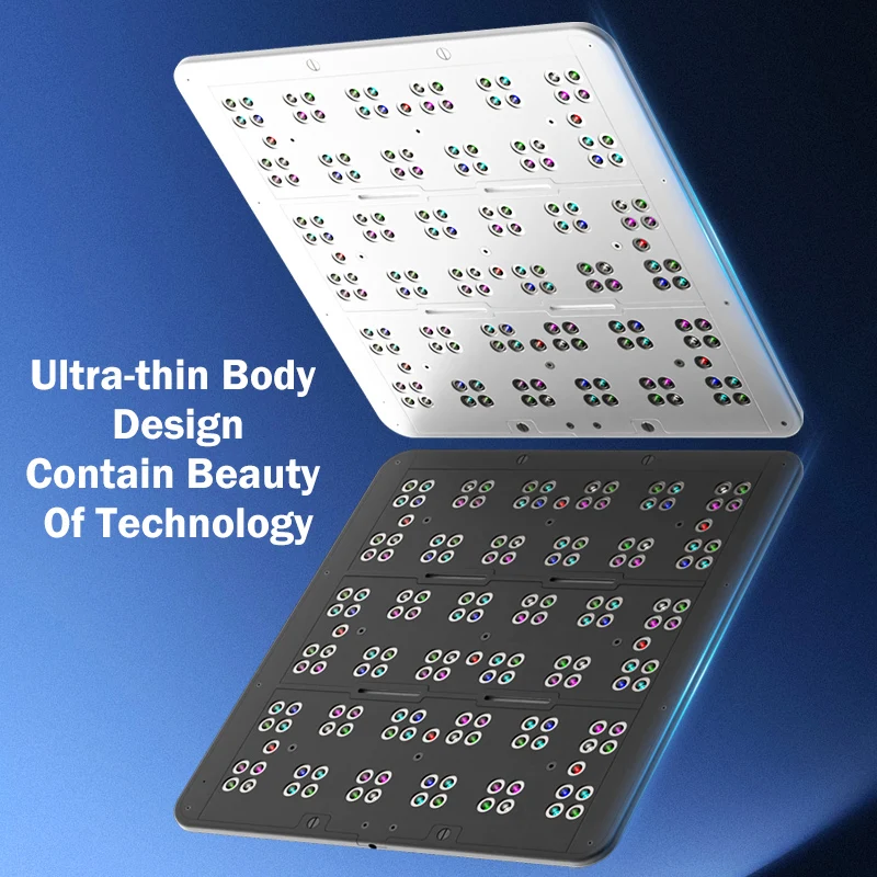 T169 Full Coverage 169W Flat Panel Reef Coral Light CREE Beads Aluminum Body Meanwell Power Supply