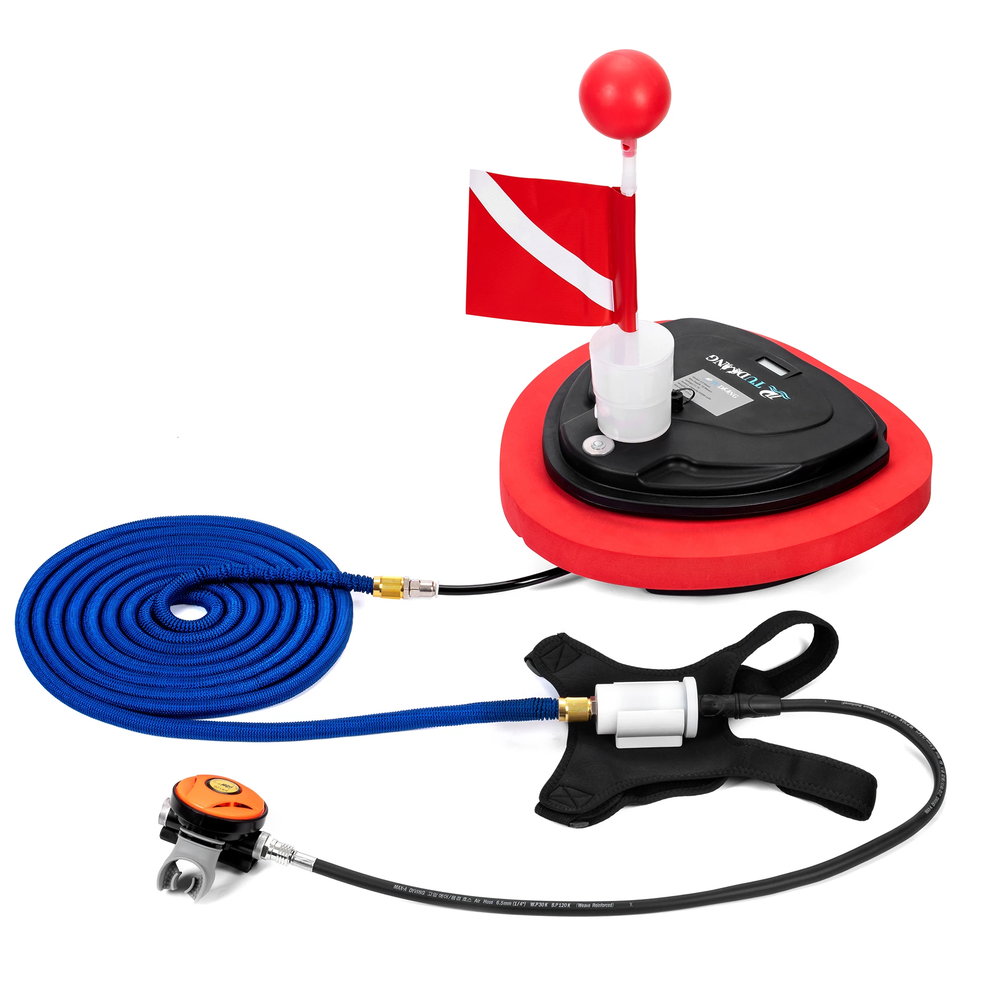 

TUXING оборудование для подводного плавания с трубкой для дайвинга мобильный вентилятор безрезервуарный водонепроницаемый портативный перезаряжатель подводная глубина 10 м