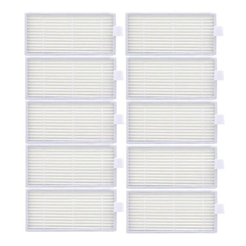 EAS 10PCS Hepa Filter voor ILife Hepa Filter V5 V5S V3 V3S V5S V50 Pro V55 X5 Robot Stofzuiger vervangende Onderdelen