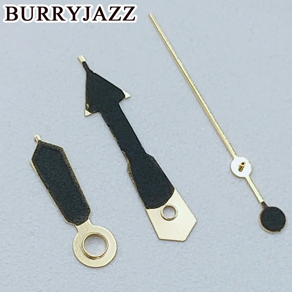 BURRYJAZZ NH35 NH36 NH38 7S26 7S36 4R35 4R36 حركة SKX ساعات مؤشرات فضي/أسود رمادي/فضي رمادي الأيدي الأخضر مضيئة
