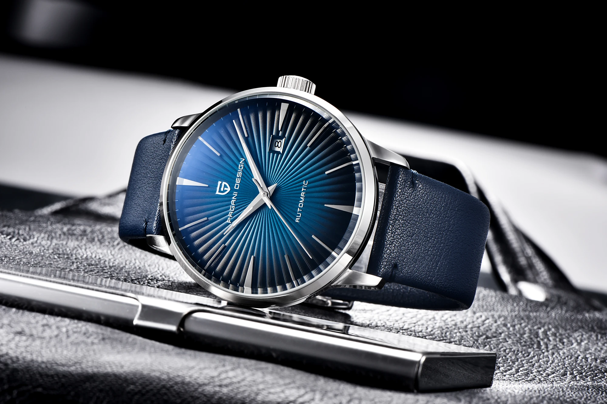 Pagani Pd 2770 Heren Horloge Klassieke Mechanische Leather Horloges Mannen Seagull 2813 Automatisch Horloge 100M Waterdicht Klok