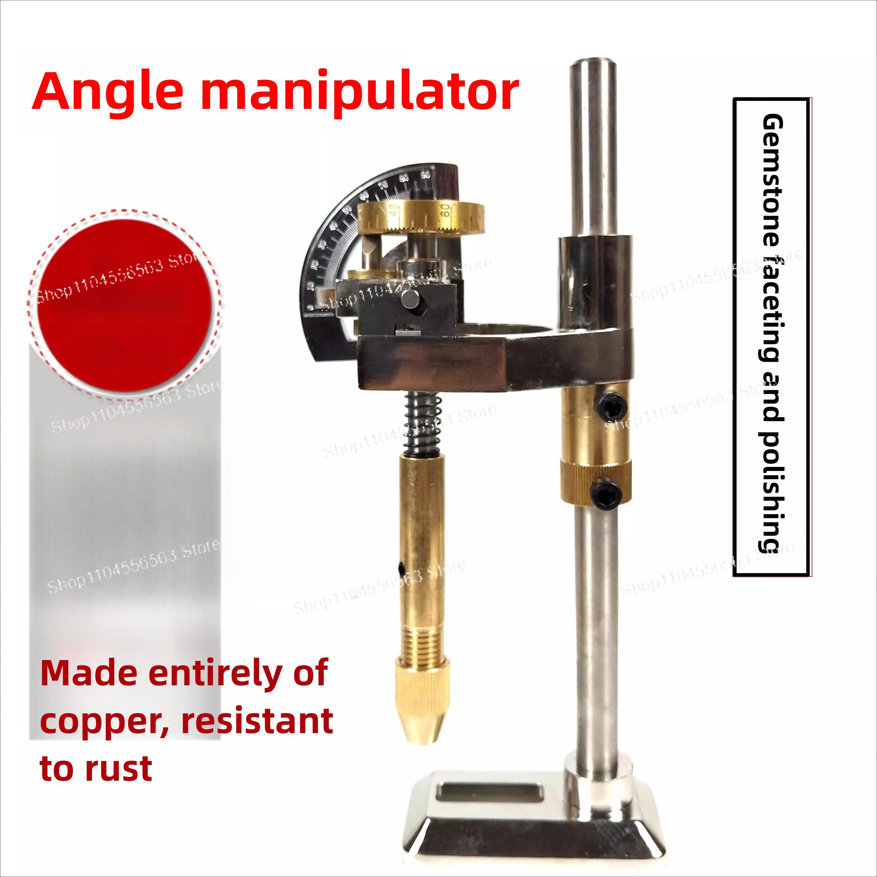 

Gemstone Angle Polishing Machine - Automated Faceting System for Jade/Agate/Precision Stone Cutting