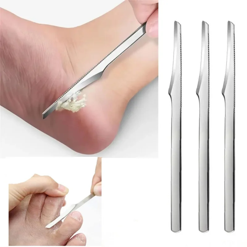 Stainless Steel Pedicure Scrapers Professional Foot Dead Skin Remover Easy to Use Pedicure Knife Foot Callus Scraping Tools