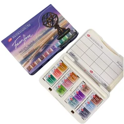 NEW White Night Solid acquerello Mist Series 12 colori Set artista precipitato a strati acquerello forniture artistiche per artista